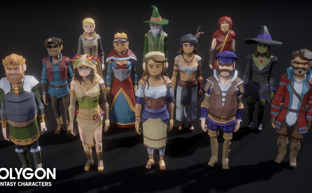 POLYGON Fantasy Characters 封面